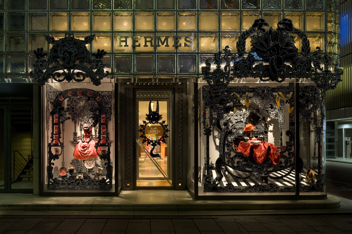 Maison Hermès Window Display - Nicolas Buffe