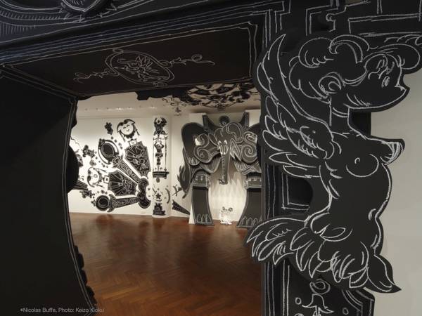Nicolas Buffe, The Dream of Polifilo, Hara Museum 26, The room of the Triumph of Love (photo by Keizo Kioku)